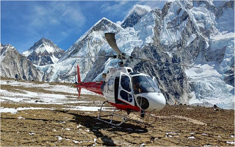 helicopter visits in Nepal