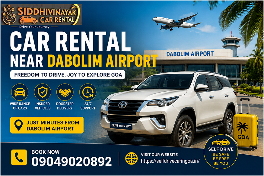 car rental in Dabolim airport Goa